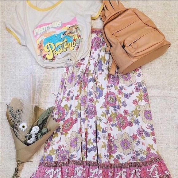 Postcards From Positano Boho Cotton Vintage Tee - Picture 7 of 13